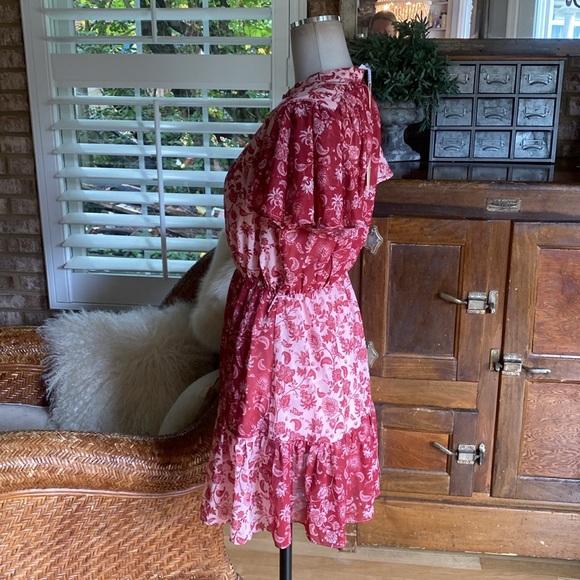 AZZURIELLE ELMIRA PRINTED MINI DRESS 10 READ - Picture 3 of 10